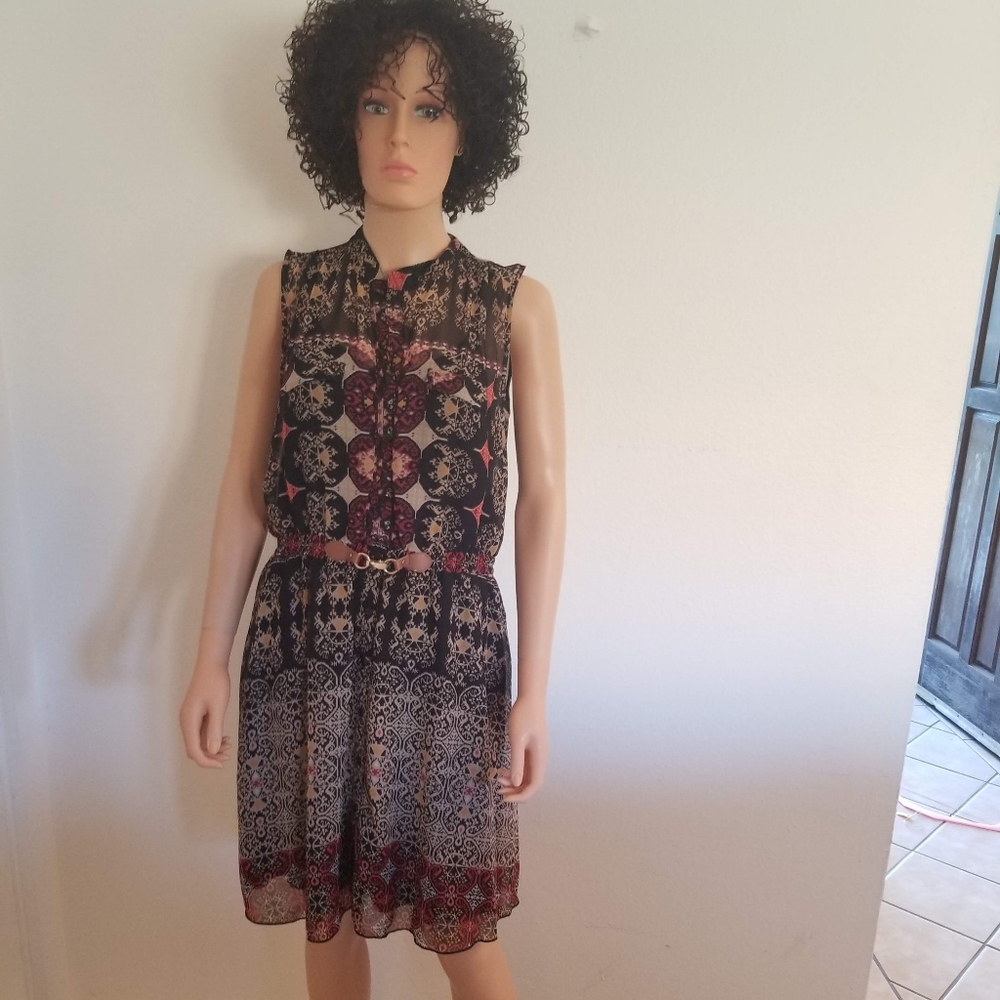 R n B multi color dress